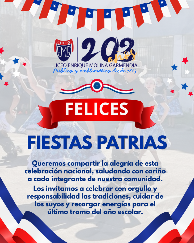 ¡Felices Fiestas Patrias!
